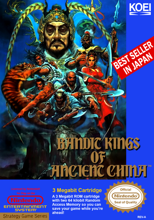 Bandit Kings of Ancient China (USA) box art